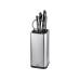GEFU Messerblock Insiem Silber, 22 x 9 cm