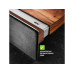 GEFU Messerblock Enno Silber/Braun, 22 x 9 cm