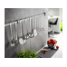 GEFU Küchenutensilienhalter Smartline Schwarz/Silber, 50 cm