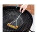 GEFU Grillbürste BBQ Edelstahl, Länge 43 cm, Bürste 9 x 7 x 3 cm
