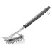 GEFU Grillbürste BBQ L 43 cm, Bürste 9 x 7 x 3 cm, Schwarz/Silber