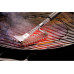 GEFU Grillbürste BBQ L 43 cm, Bürste 9 x 7 x 3 cm, Schwarz/Silber