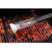 GEFU Grillbürste BBQ L 43 cm, Bürste 9 x 7 x 3 cm, Schwarz/Silber