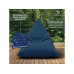 Urbanara Sitzsack Basic-Outdoor Triangle, 300 l, Dunkelblau