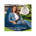 Urbanara Sitzsack Basic-Outdoor Triangle, 300 l, Dunkelblau