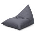 Urbanara Sitzsack Basic-Outdoor Triangle, 300 l, Grau