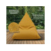 Urbanara Sitzsack Basic-Outdoor Triangle, 300 l, Senfgelb Urbanara Sitzsack Basic-Outdoor Triangle, 300 l, Senfgelb