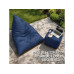 Urbanara Sitzsack-Hocker Basic-Outdoor, 85 l, Dunkelblau