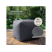 Urbanara Sitzsack-Hocker Basic-Outdoor, 85 l, Grau