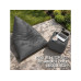 Urbanara Sitzsack-Hocker Basic-Outdoor, 85 l, Grau