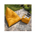 Urbanara Sitzsack-Hocker Basic-Outdoor, 85 l, Senfgelb