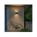 Philips Wandleuchte Zyra, 2 x 4.3W, 2700 K, 800 lm, Anthrazit