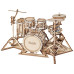 Rolife Bausatz Drum kit Schlagzeug 3D-Holzpuzzle 246 Teile