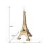 Rolife Bausatz Eiffel Tower 3D-Holzmodell Eiffelturm 121 Teile