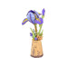 Rolife Bausatz Purple Iris 3D-Holzpuzzle lila Schwertlilie