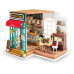 Rolife Bausatz Simon's coffee mit LED-Beleuchtung