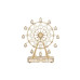 Rolife Bausatz DIY Music Box--Ferris Wheel