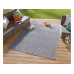 Hanse Home Raute In- & Outdoor Teppich 80 x 150 cm, Blau/Crème