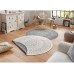 Hanse Home Teppich Porto Ø 140 cm, Grau/Crème