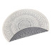 Hanse Home Teppich Porto Ø 140 cm, Grau/Crème