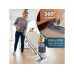 CLEANmaxx Komfort-Mopp, 7 l, Grau / Rot