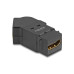 Delock Keystone-Modul HDMI Einbaubuchse zu HDMI Buchse 45° 8K 60 Hz