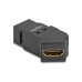 Delock Keystone-Modul HDMI Einbaubuchse zu HDMI Buchse 45° 8K 60 Hz