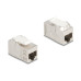 Delock Keystone-Modul Kupplung RJ45 Buchse zu RJ45 Buchse geschirmt