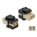 Delock Keystone-Modul LC Duplex Buchse zu LC Duplex Buchse Delock Keystone-Modul LC Duplex Buchse zu LC Duplex Buchse