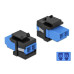 Delock Keystone-Modul LC Duplex Buchse zu LC Duplex Buchse Delock Keystone-Modul LC Duplex Buchse zu LC Duplex Buchse