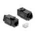 Delock Keystone-Modul LSA Leiste zu RJ45 Buchse UTP mit PoE LED