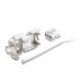 Delock Keystone-Modul RJ45 Buchse zu LSA Cat.6A 45° gewinkelt