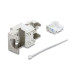 Delock Keystone-Modul RJ45 Buchse zu LSA Cat.6 geschirmt Metall