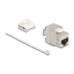 Delock Keystone-Modul Slim RJ45 Buchse zu LSA Cat.6A 180° geschirmt