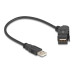 Delock Keystone-Modul USB 2.0 Typ-A Stecker zu Typ-A Buchse 45° Delock Keystone-Modul USB 2.0 Typ-A Stecker zu Typ-A Buchse 45°