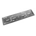 TopLine Kennzeichenhalterset 30 x 8 / 50 x 11 cm Verchromt TopLine Kennzeichenhalterset 30 x 8 / 50 x 11 cm Verchromt