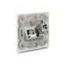 Delock Montageset Keystone 2 Port Anschlussdose