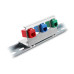 Delock Hutschienenhalter Keystone Metall 5 Port