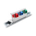 Delock Hutschienenhalter Keystone Metall 6 Port