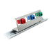 Delock Hutschienenhalter Keystone Metall 8 Port