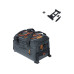 BASIL Gepäckträgertasche Miles Tarpaulin MIK 7 l, Schwarz/Orange