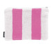 Kolma Necessaire Stripy 24 x 18.5 cm, Flamingo/Weiss