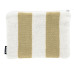 Kolma Necessaire Stripy 24 x 18.5 cm, Sand/Weiss