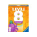 Ravensburger Kartenspiel Level 8 Junior für Kinder mit Tierplättchen