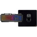 DELTACO Gaming-Tastatur Set GAM-113 V2 3-in-1 RGB Schwarz
