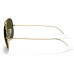 Ray-Ban Sonnenbrille Aviator Large Metal Arista, Goldfarben/Grün