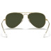 Ray-Ban Sonnenbrille Aviator Large Metal Arista, Goldfarben/Grün