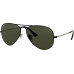 Ray-Ban Sonnenbrille Aviator Large Metal Black, Pilot Grau-Grün Ray-Ban Sonnenbrille Aviator Large Metal Black, Pilot Grau-Grün