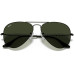 Ray-Ban Sonnenbrille Aviator Large Metal Black, Pilot Grau-Grün Ray-Ban Sonnenbrille Aviator Large Metal Black, Pilot Grau-Grün