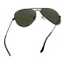 Ray-Ban Sonnenbrille Aviator Large Metal Black, Pilot Grau-Grün Ray-Ban Sonnenbrille Aviator Large Metal Black, Pilot Grau-Grün